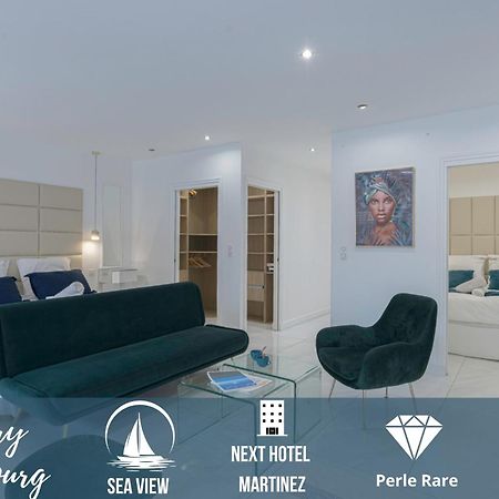 Luxury Maubourg - Vue Mer - Croisette 50M Plage - Clim - Terrasse Cannes Buitenkant foto