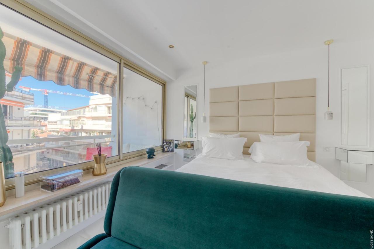 Luxury Maubourg - Vue Mer - Croisette 50M Plage - Clim - Terrasse Cannes Buitenkant foto