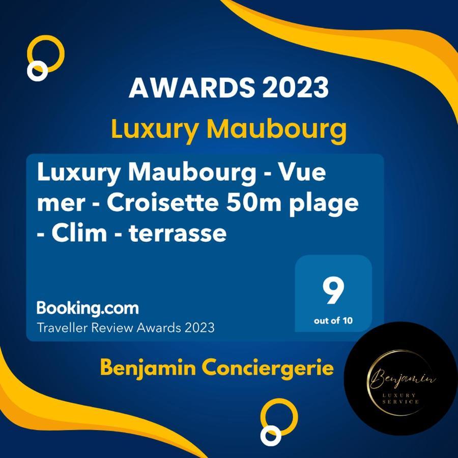 Luxury Maubourg - Vue Mer - Croisette 50M Plage - Clim - Terrasse Cannes Buitenkant foto